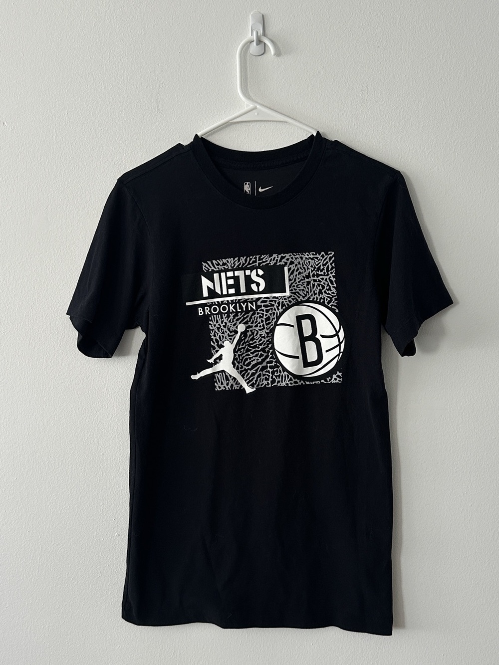 Nike Dri-Fit Brooklyn Nets Black T-Shirt Size XS NBA